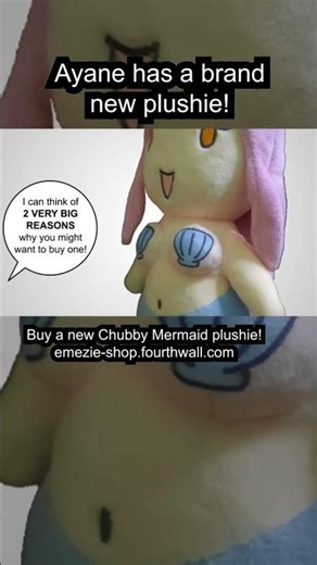 There are 2 BIG, ROUND REASONS to buy this plushie! 🍈🍈