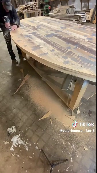 Flush Trim Techniques for Curved Table Woodworking