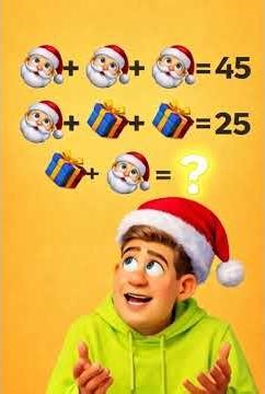 Only 1% Can Solve This Christmas Math Puzzle 🎄🤯