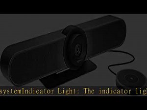 Logitech Expansion Mic for MeetUp, Plug-and-Play, Indicator Lights, Microphone Type Mono, Wideband,