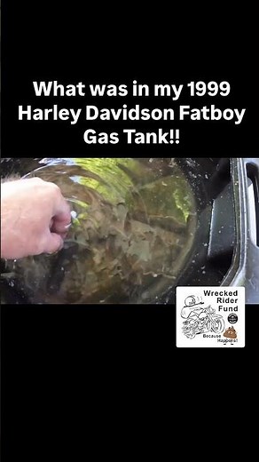 Cleaning out Harley Davidson Gas Tanks!! #thebadgers
