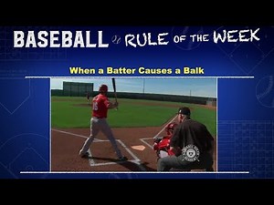 When a Batter Causes a Balk
