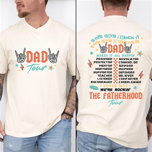 Fatherhood Tour, Father's Day, Best Dad Ever, Dad Life, Dad Shirt Design, Father's Day Gift, for Men, Dad Quotes - Etsy