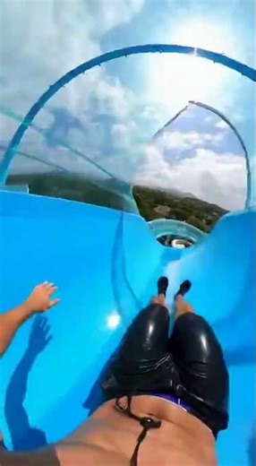 World’s Craziest Multi-Transfer Water Slide Ride #shorts #waterslide #pov #adrenaline #viral