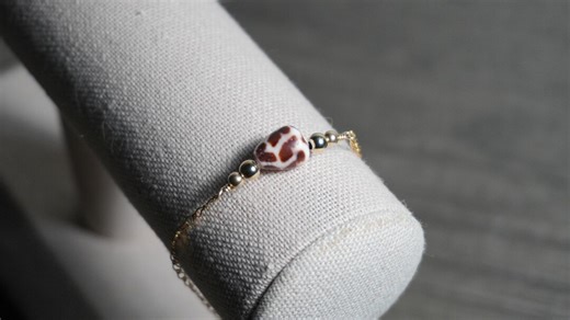 Hebrew Shell Chain Bracelet - Etsy