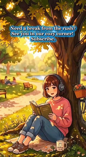 Your new favorite reading spot 🌳 #lofi #cozyvibes #relaxingnature