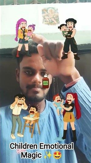 Children Emotional Magic ✨😱 #shorts #funnyvideo #comedyvideo #viralvideo #emojichallenge #shortsfeed