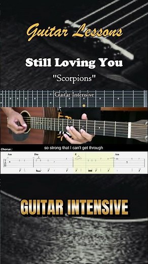Still Loving You - Scorpions | EASY Guitar Tutorial - Guitar Lessons #guitarlessons