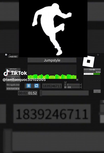 jumpstyle ID ROBLOX AUDIO WORKING evade mm2