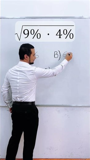 Bu matematika masalasini 10 sekundda yecha olasizmi? 🧠 #iqtest