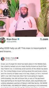 ILHAAN CUMAR OO TRUMP DHULKA LA GASHAY;