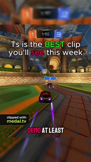 The BEST clip you’ll see this week… Clipped with Medal in 4k #rocketleague #ssl #rlclips #medalpartner #rlcs