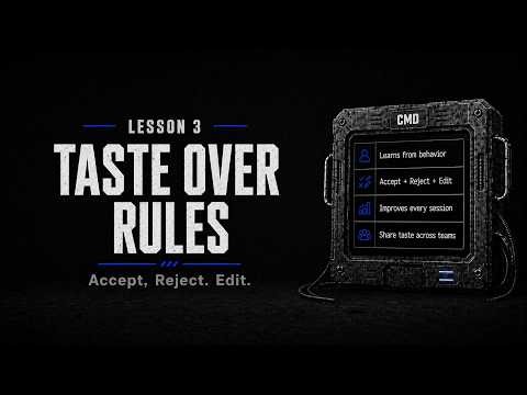 3. Taste better than rules and agent skills
