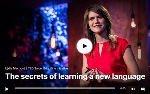 TED演讲：学习一门新语言的秘密！【TED双语字幕】