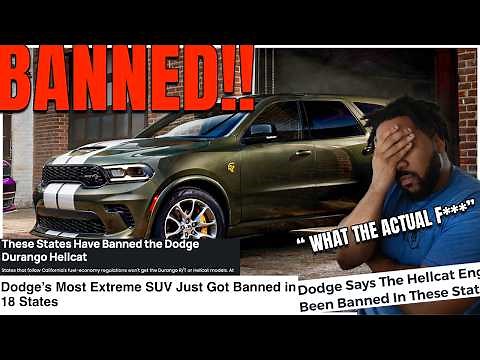 Durango Hellcat & 392's are F***ING BANNED in 17 STATES | Hellcat Charger's will be NEXT!