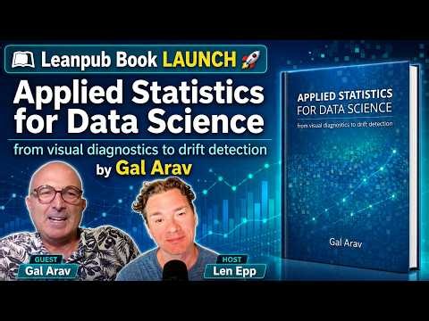 Leanpub Book LAUNCH 🚀 Applied Statistics for Data Science by Gal Arav #books #datascience #science