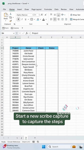 How to create conditional checkboxes in Excel. ☑️ Download this free conditional checkbox step-by-step guide I created that contains the formula using the link in my pr0file. #scribe #scribehow #excel #exceltips #exceltricks #spreadsheets #corporate #accounting #finance #workhacks #tutorial #sheets