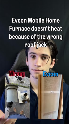 Vasyl VM007 on Instagram: "During a diagnostic, we found a mobile home furnace where the flame would ignite and shut off after just a few seconds. The homeowner had been dealing with this issue for over a year. All major components checked out—the inducer motor, flame sensor, and igniter were not the problem. The real issue turned out to be the roof cap. It was incorrect for this type of mobile home furnace and was not providing proper combustion air. We replaced it with the manufacturer-approve