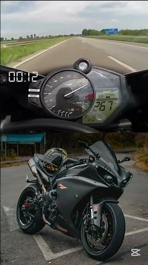 YAMAHA R1 2009 Top Speed👌