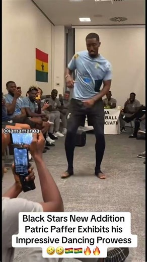 Initiation dance for Black Stars defender Patric Pfeiffer