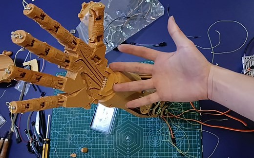 【赛博朋友01】制作inmoov机械手