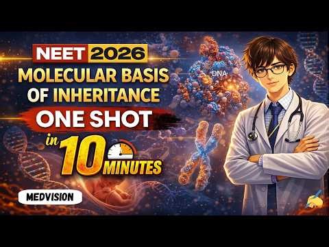Molecular Basis of Inheritance One Shot in 10 Minutes 🧬 | NEET 2026 Biology | Full NCERT Revision