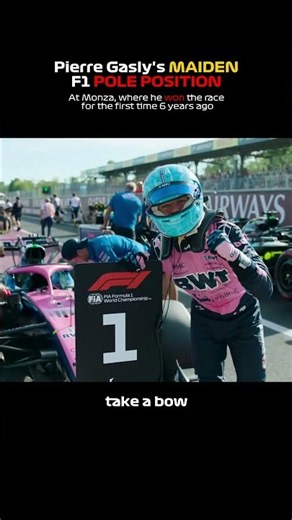 Pierre Gasly's MAIDEN POLE POSITION 🥹| 2026 Italian Grand Prix #f1 #formula1 #racing #automobile