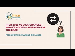 PTCB 2025 vs 2026 Changes — What’s Added & Removed for the Exam