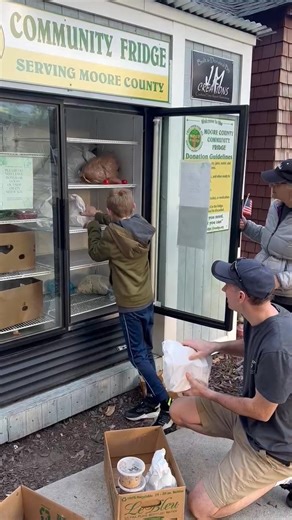 Even when Embers BBQ is closed - we are providing meals to our community! We dropped off a few community special meals in the community fridge at the coalition. As you can see, my family is willing to pitch in to help. 3 generations of my family feeding Moore County on this cold night. We will continue to feed our community even if they reopen the government. Embersbbq.com #embersbbq #communityspecial #moorecountync | Embers BBQ