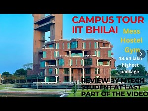 IIT Bhilai permanent Campus Visit || Complete tour with review || vlog