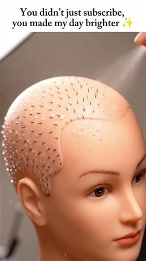 Bald Dummy’s Hair Grows Instantly! 😱 | Magic Hair ASMR #shorts #ytshorts #surprise