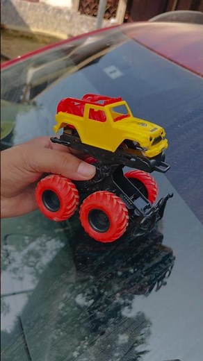 Remote control big toy car unboxing and glass ramp racing. #remotecontrol #shorts #rc