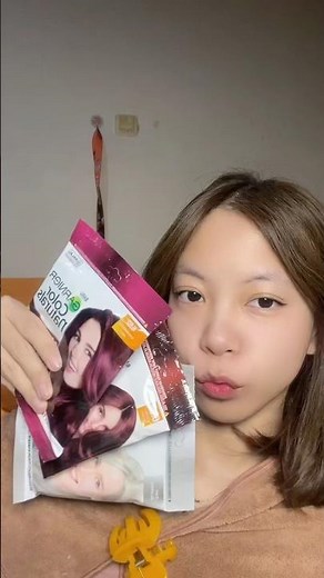 Cherry red hair ala pinterest #haircolor #haircolortutorial #hairstyle #garnier #garnierhaircolor