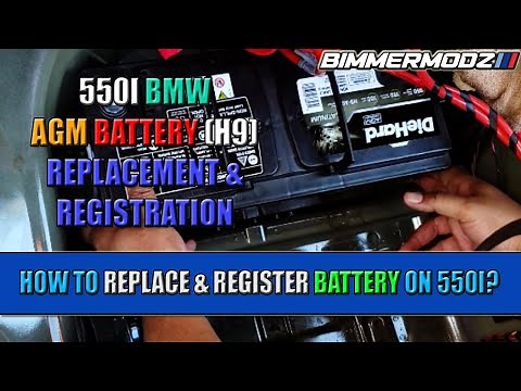 HOW TO "REPLACE" & "REGISTER" AGM [H9] BATTERY FOR 550I BMW! STEP BY STEP INSTRUCTIONS...