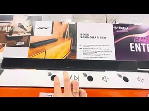 Bose sound bar 550 true Dolby atmos sound tested.. $449.99