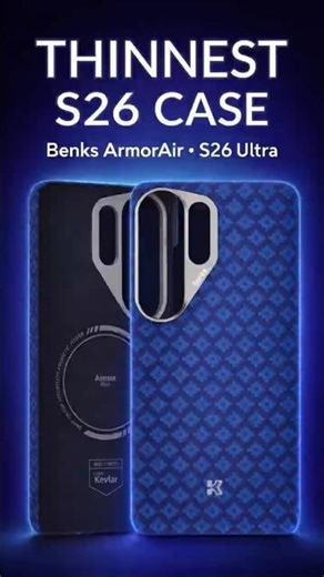 The Thinnest S26 Ultra Kevlar Case? 🛡️ #S26Ultra