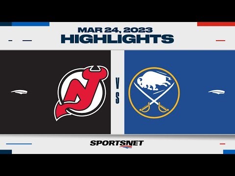 NHL Highlights | Devils vs. Sabres - March 24, 2023