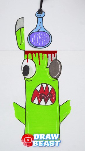 Як намалювати монстра із Rainbow Friends