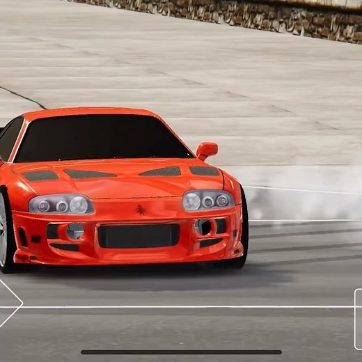 Amazing Toyota Supra Drift Control at Full Speed