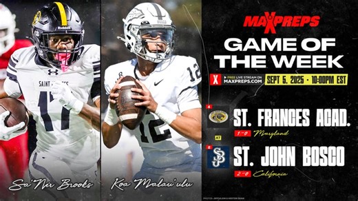 St John Bosco vs St Frances Academy features 75 Players with an FBS offer