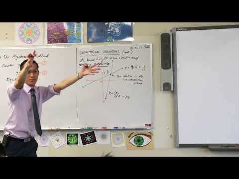 Solving Simultaneous Equations Algebraically