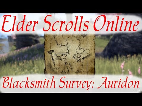 Blacksmith Survey: Auridon [Elder Scrolls Online]