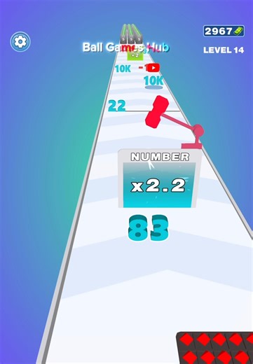 Number Shoot Merge Run | Biggest Number Upgrade Shot! 🔥😳 #shorts