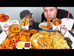 Nikocado being selfish and taking Orlin's food...