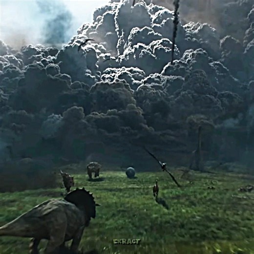 Volcano Eruption Vs Dinosaur 🔥☠️ | Jurassic World (2015) #jurassicworld #skulledit