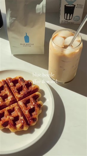 Blue Bottle Iced Coffee & Liège Wafel Recipe