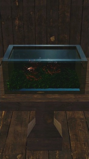 Aquarium Animation in Blender Eevee #blender #aquarium #fish #anime #short #Satisfying