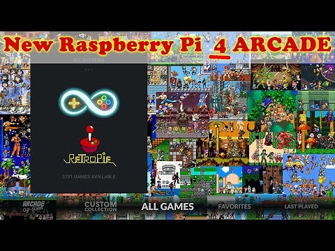 128gb Raspberry Pi 4 RetroPie Arcade Only Build