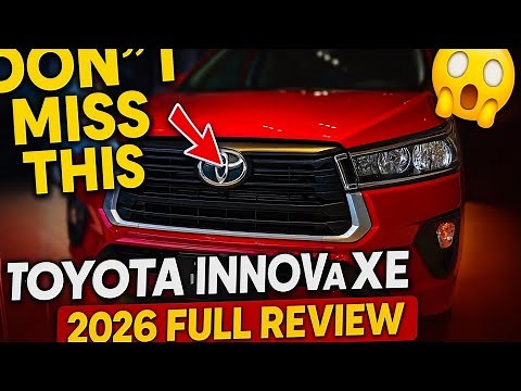 TOYOTA INNOVA XE 2026 FULL REVIEW & Specs