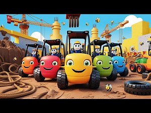 5 Construction Forklifts in Action – Best Construction Songs for Kids